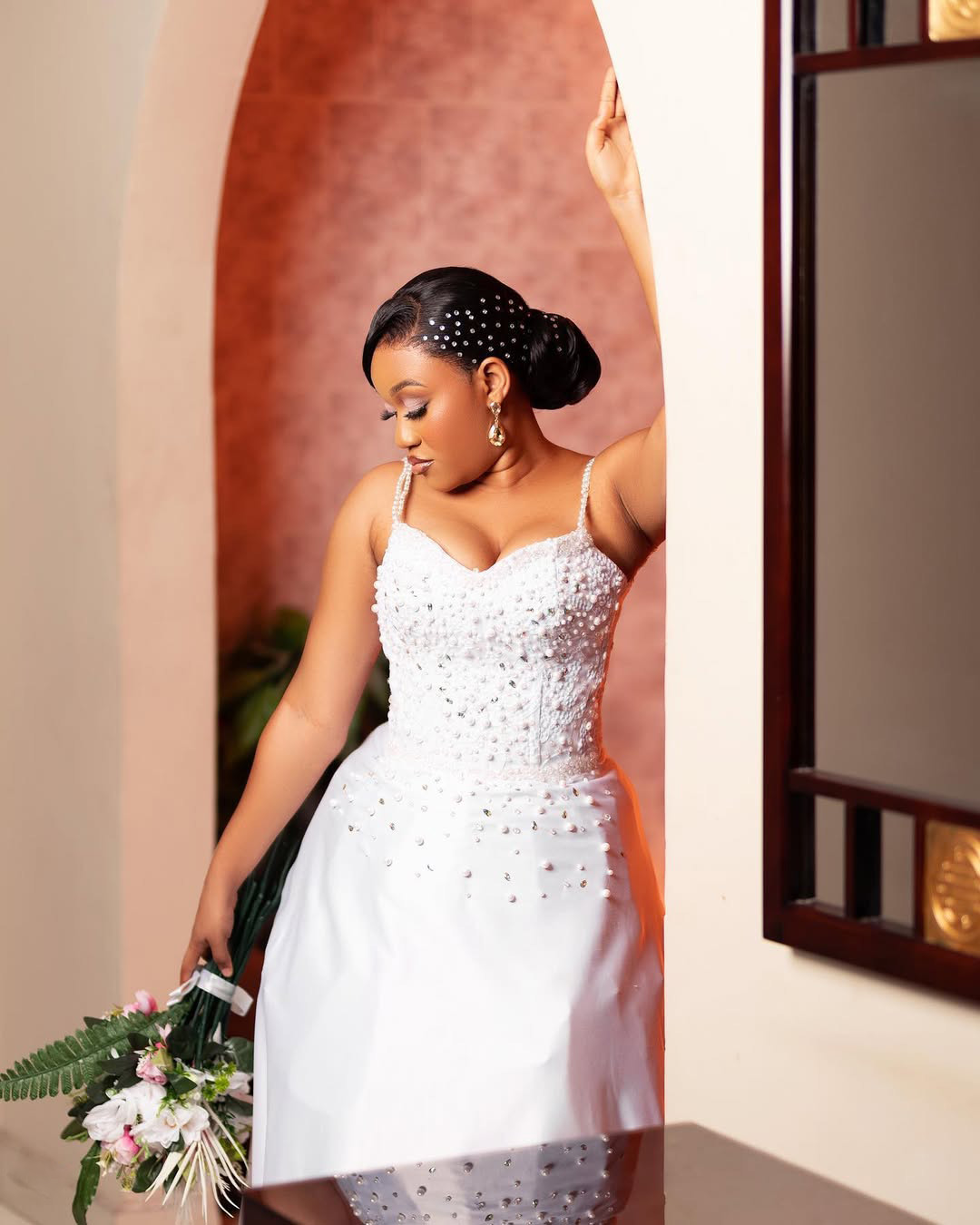 birdy images luxury bridal photography pearl embellished wedding dress1